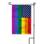 AGAS New Old Glory New Old Glory Pride Garden Flag 12x18 inch