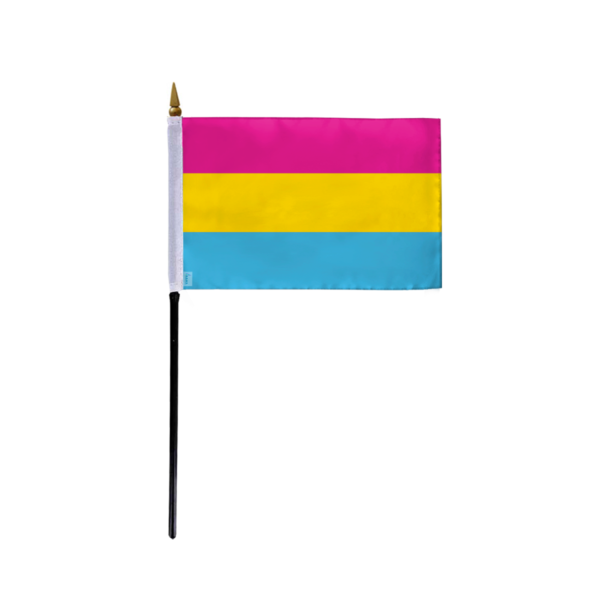 AGAS Small Pansexual Pride Flag 4x6 inch Flag