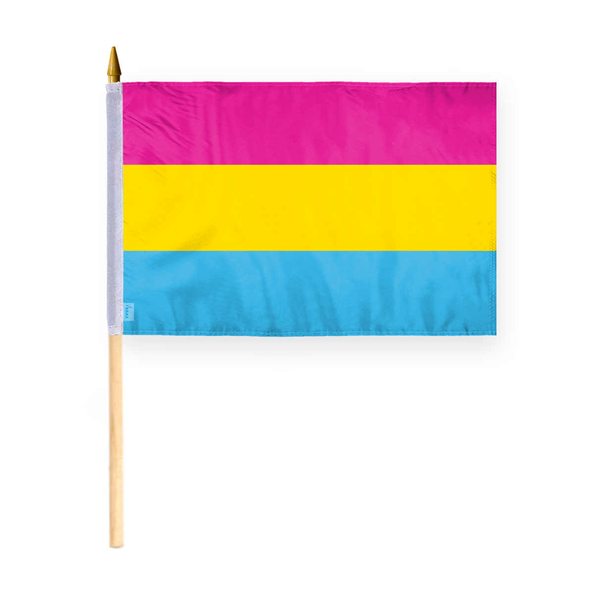 AGAS Pansexual Pride Stick Flag 12x18 inch Flag