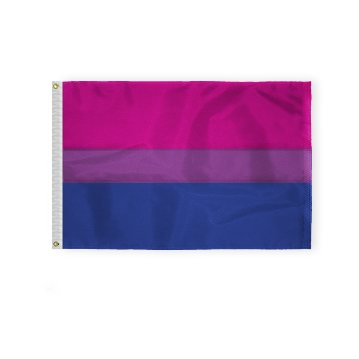 AGAS Bi Pride Flag 2x3 Ft - Double Sided Printed 200D Nylon