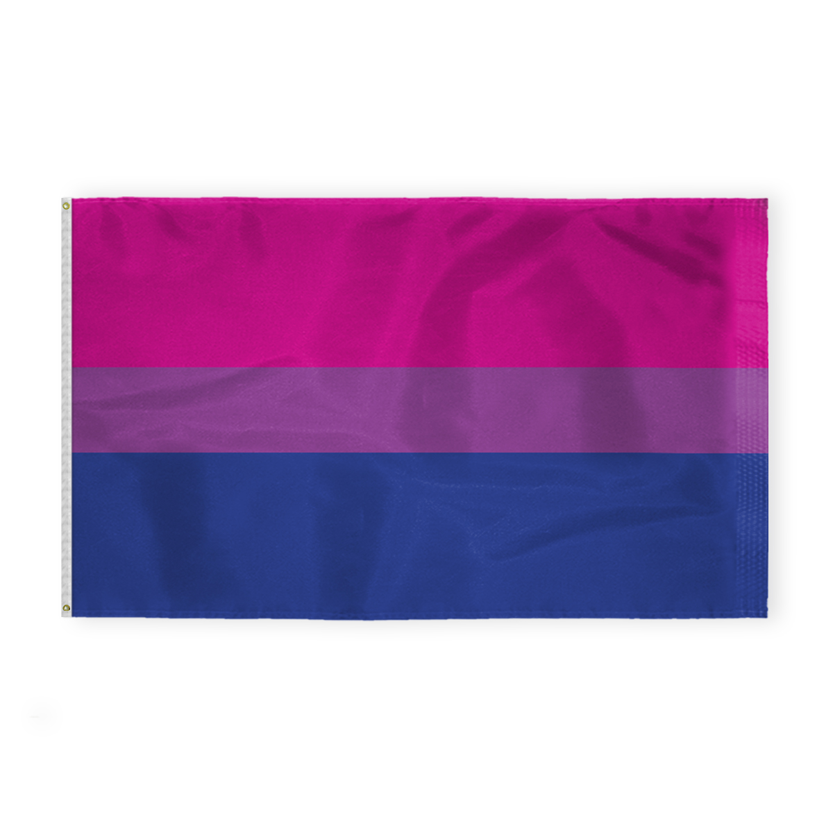 AGAS Large Bi Pride Flag 6x10 Ft - Double Sided Printed 200D Nylon