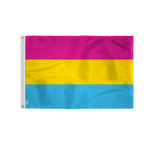 AGAS Pansexual Pan Pride Flag 2x3 Ft