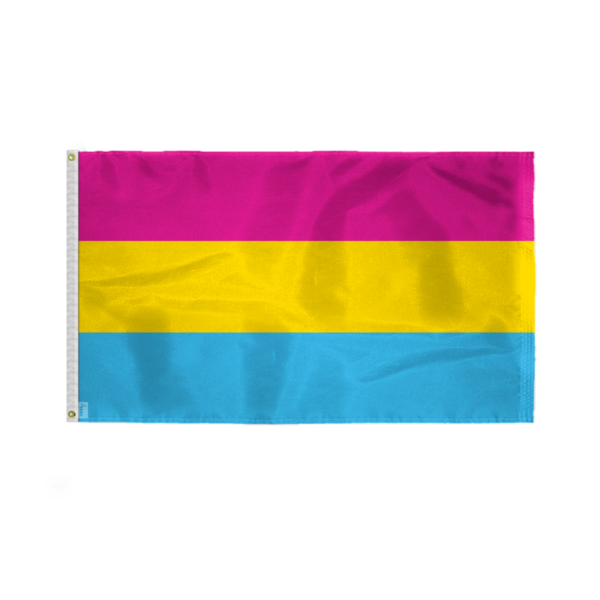 AGAS Pansexual Pan Pride Flag 3x5 Ft