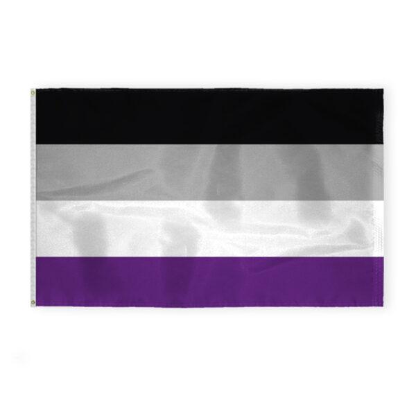 AGAS Asexual Pride Flag 5x8 Ft - Double Sided Printed 200D Nylon