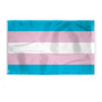 AGAS Large Transgender Flag 6x10 Ft - Double Sided Printed 200D Nylon
