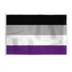 AGAS Large Asexual Pride Flag 8x12 Ft - Double Sided Printed 200D Nylon