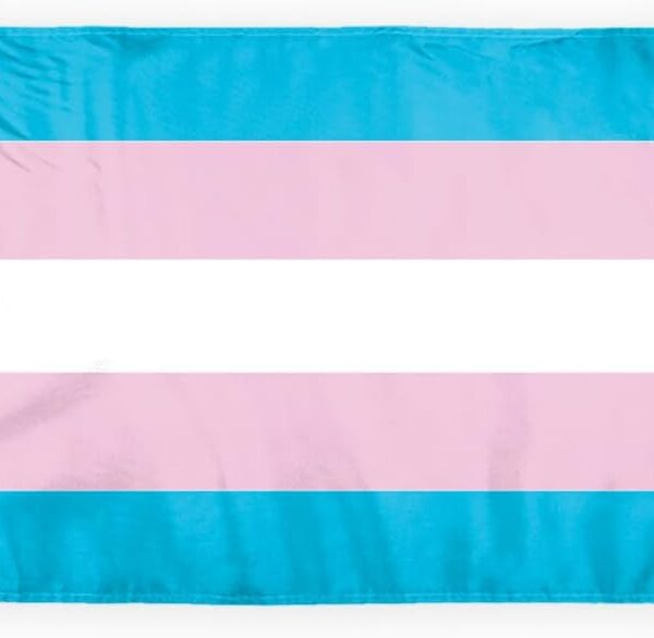 AGAS Transgender Motorcycle Flag 6x9 inch