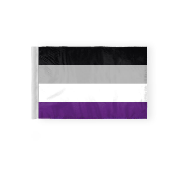 AGAS Asexual Pride Motorcycle Flag 6x9 inch
