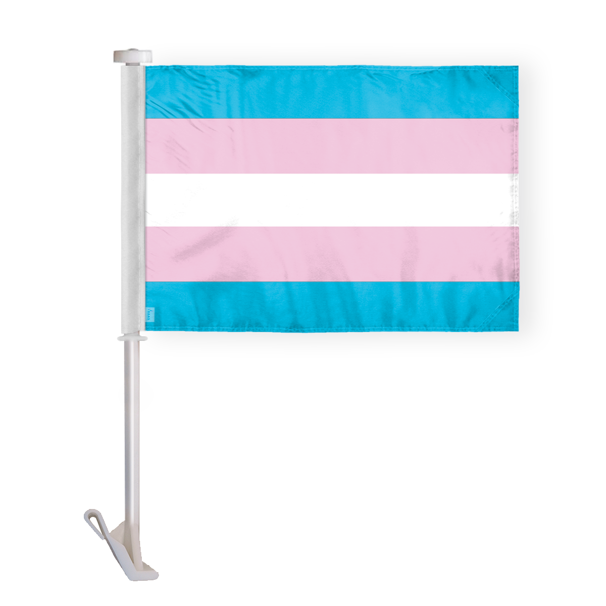 AGAS Transgender Car Window Flag 10.5x15 inch