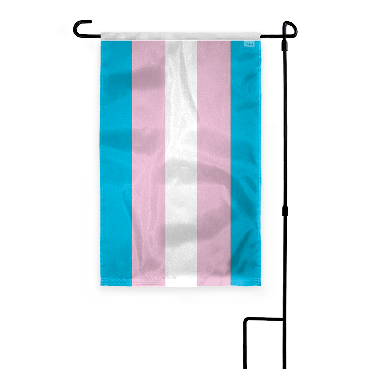 AGAS Transgender Garden Flag 12x18 inch - Printed on Outdoor 200D Nylon