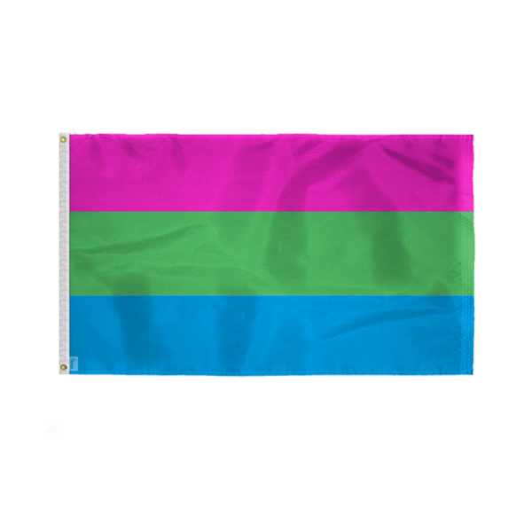 AGAS Polysexual Pride Flag 3x5 Ft