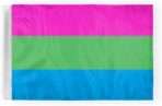 AGAS Polysexual Pride Motorcycle Flag 6x9 inch
