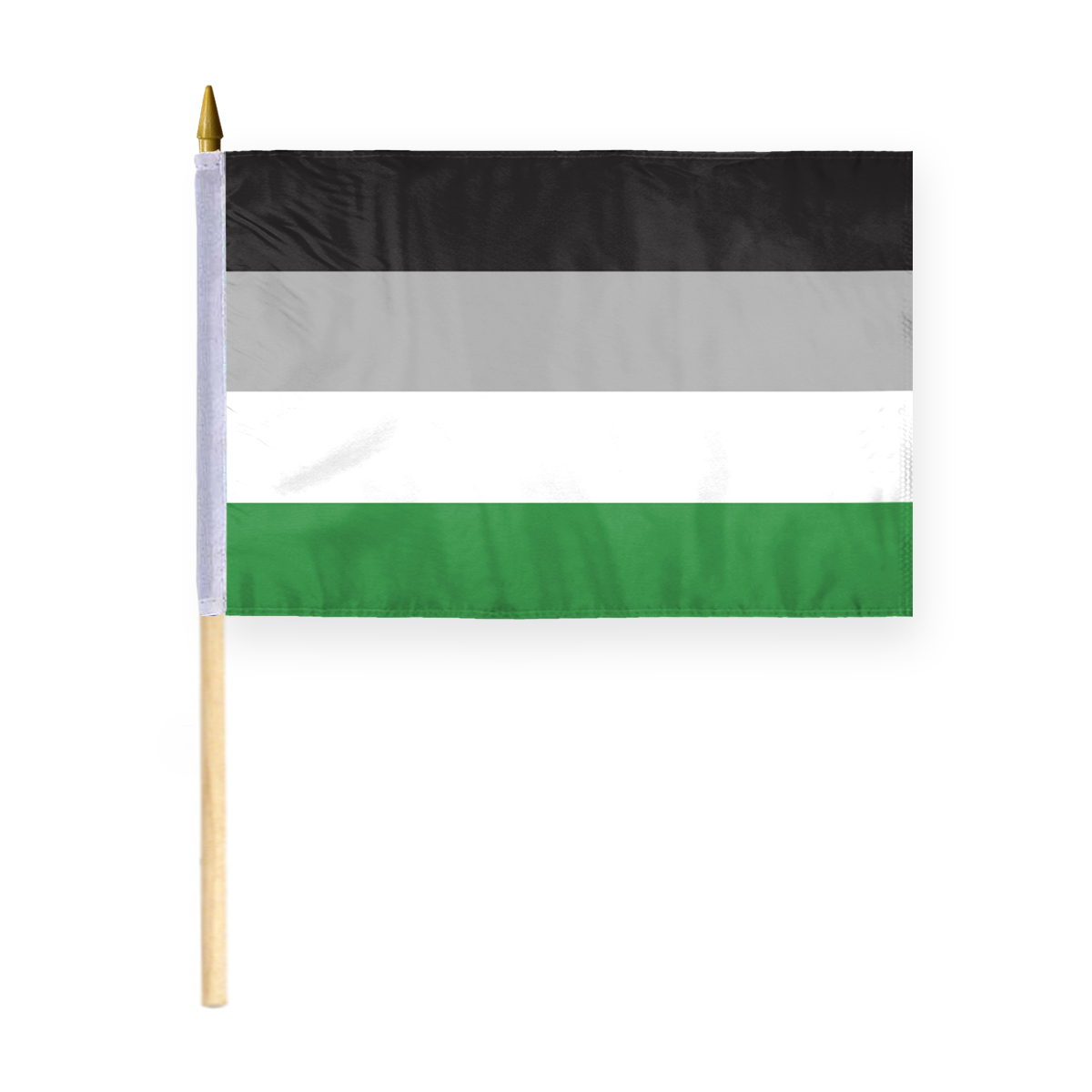 AGAS Androphilia Pride Stick Flag 12x18 inch Flag
