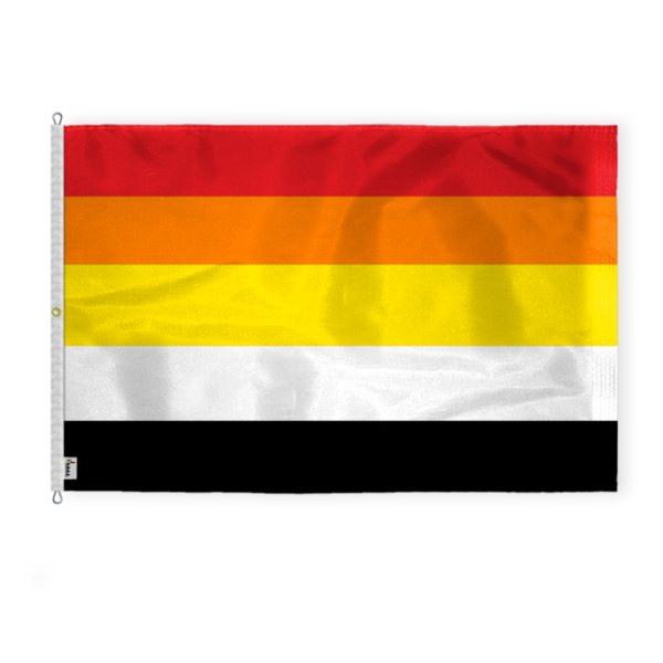 AGAS Large Lithsexual Pride Flag 6x10 Ft - Double Sided Printed 200D Nylon