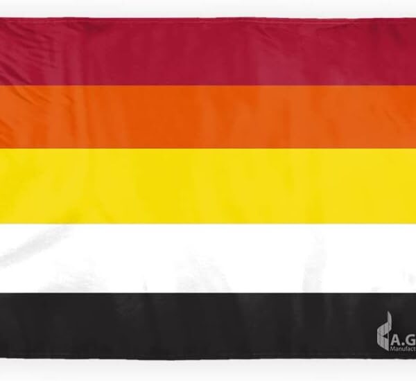 AGAS Lithsexual Pride Motorcycle Flag 6x9 inch