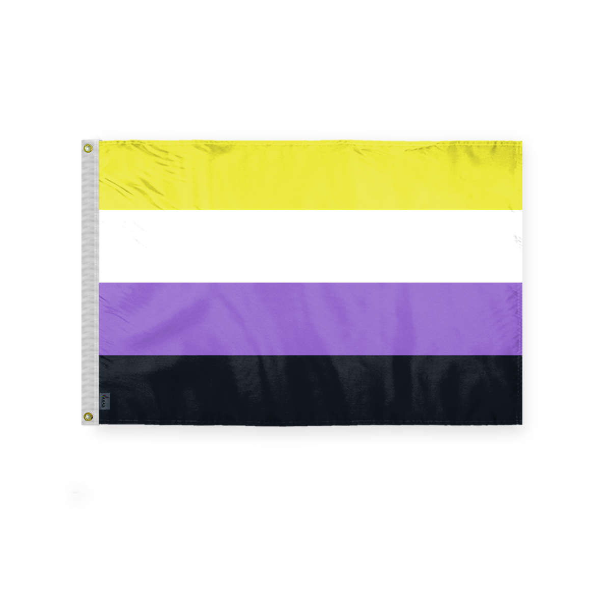 AGAS Non Binary Pride Flag 3x5 Ft - Double Sided Polyester