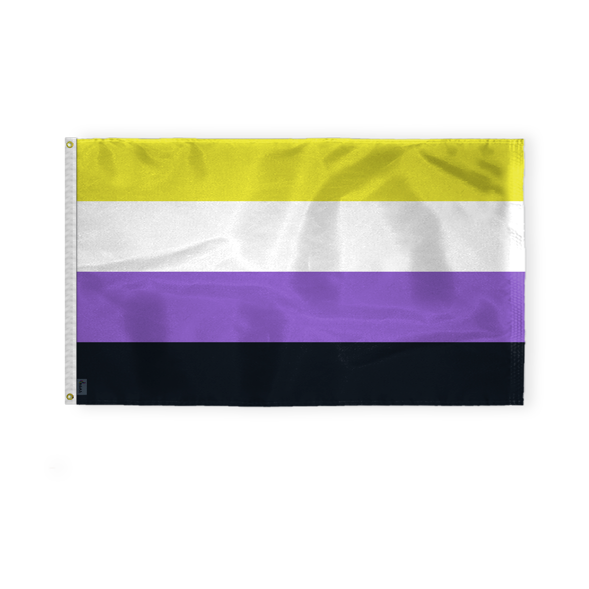 AGAS Non Binary Pride Flag 3x5 Ft - Double Sided Printed 200D Nylon