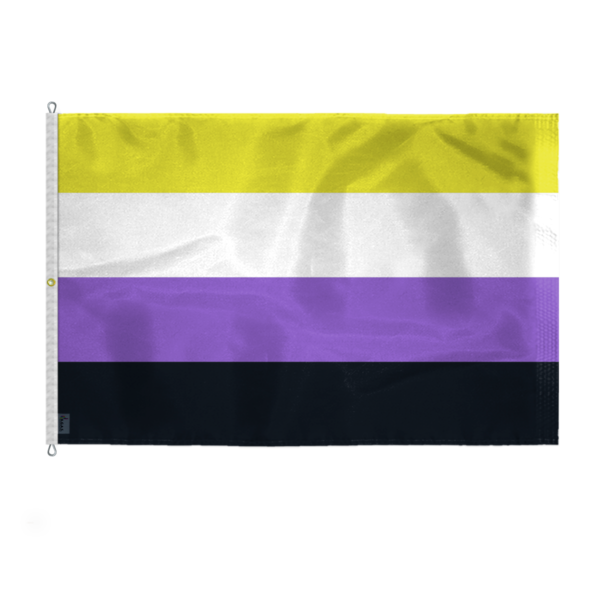 AGAS Large Non Binary Pride Flag 8x12 Ft
