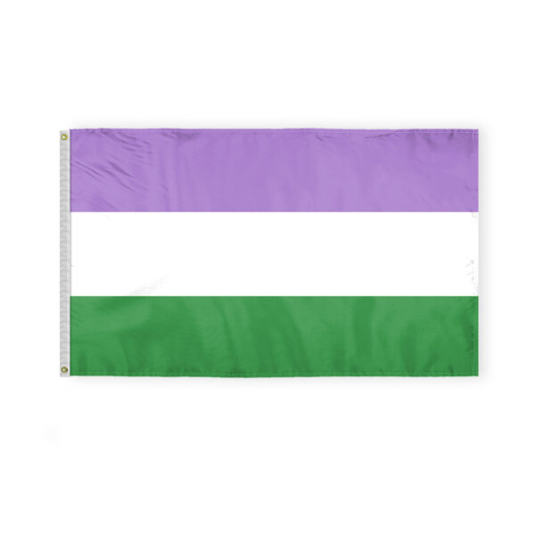AGAS Genderqueer Pride Flag 3x5 Ft - Double Sided Polyester