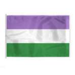 AGAS Large Genderqueer Pride Flag 8x12 Ft