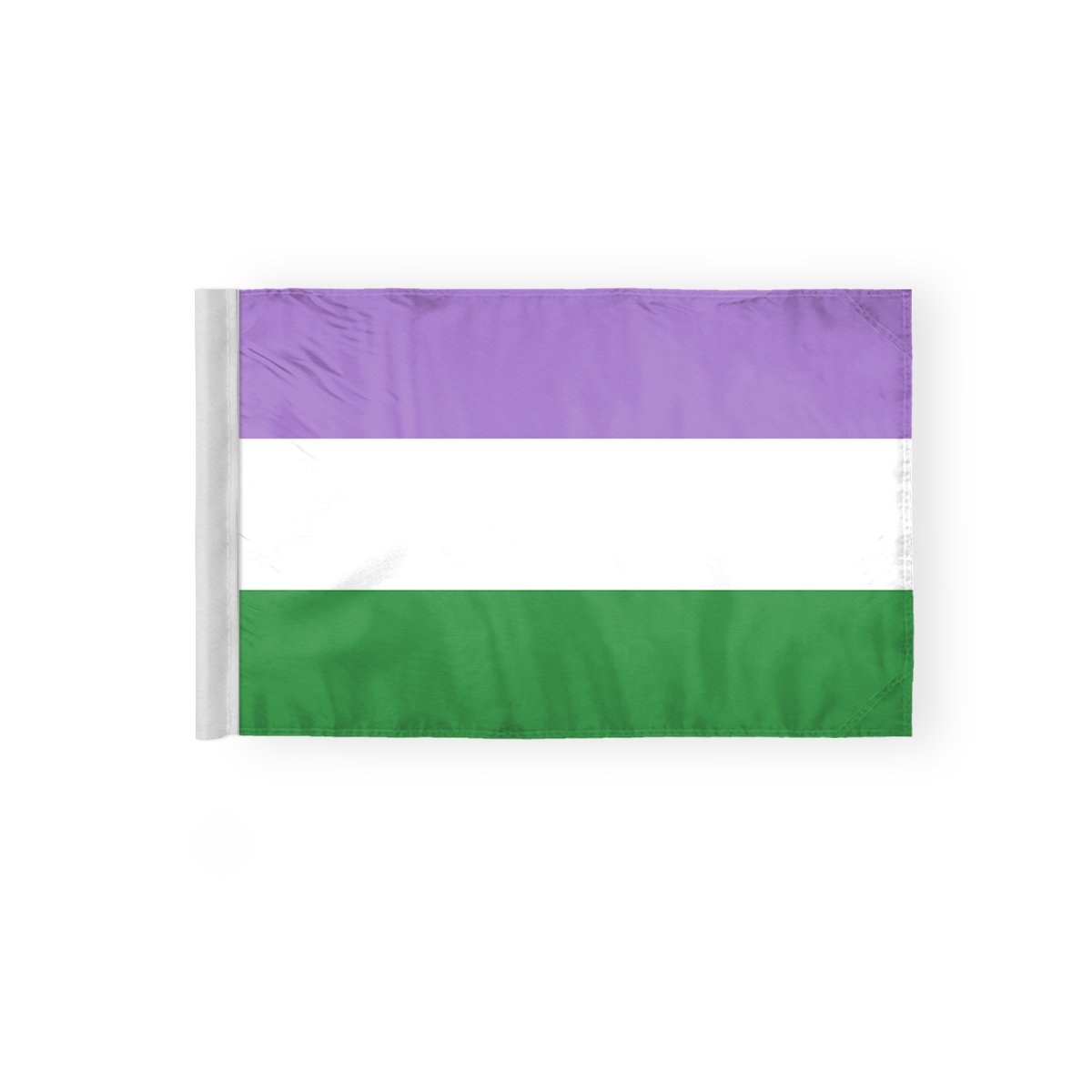 AGAS Genderqueer Pride Motorcycle Flag 6x9 inch