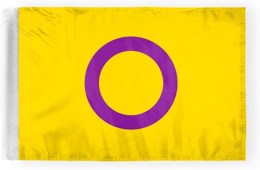 AGAS Intersex Motorcycle Flag 6x9 inch