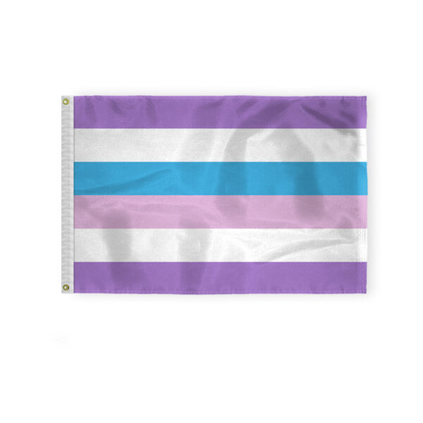 AGAS Bigender Pride Flag 2x3 Ft
