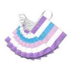 AGAS Bigender Pride Streamers for Party 60 Ft long