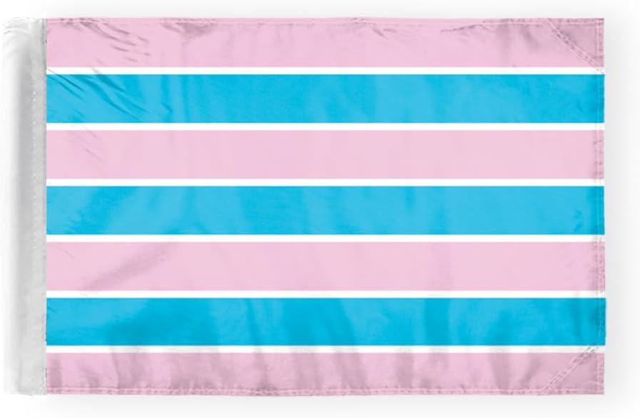 AGAS Transsexual Pride Motorcycle Flag 6x9 inch