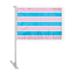 AGAS Transsexual Pride Car Window Flag 10.5x15 inch