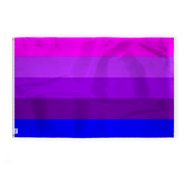 AGAS Large Transexual Alt Pride Flag 6x10 Ft - Double Sided Printed 200D Nylon