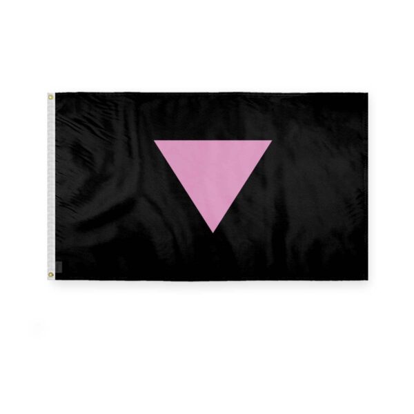 AGAS Pink Triangle Pride Flag 3x5 Ft - Polyester