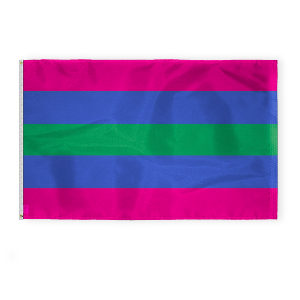 AGAS Trigender Pride Flag 4x6 Ft - Double Sided Printed 200D Nylon