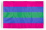AGAS Trigender Motorcycle Flag 6x9 inch