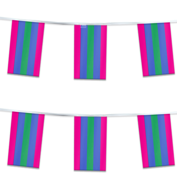 AGAS Trigender Streamers for Party 60 Ft long - 5 Mil Plastic