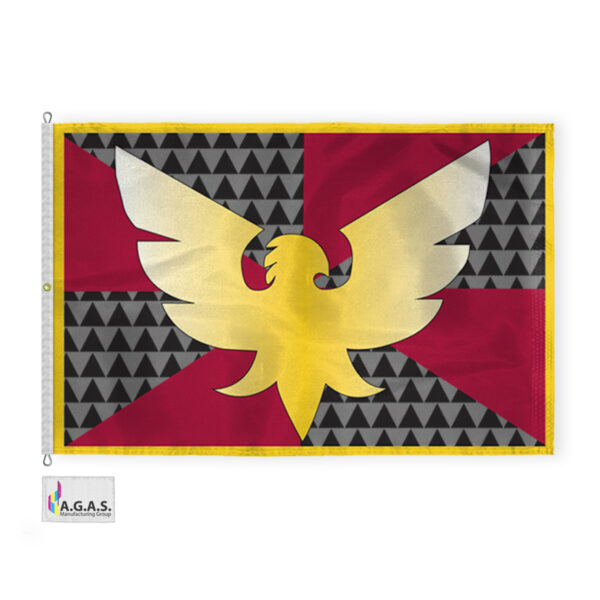 AGAS Large Drag/Feather Pride Flag 8x12 Ft