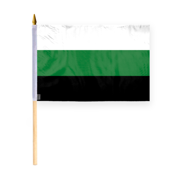 AGAS Neutrois Pride Stick Flag 12x18 inch Flag