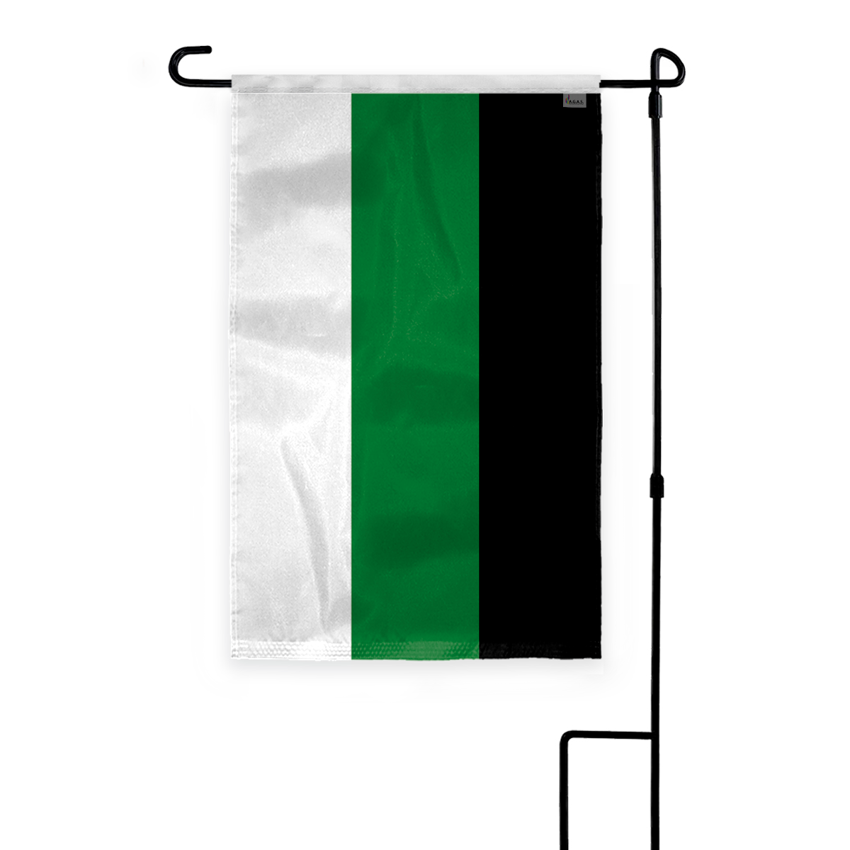 AGAS Neutrois Applique & Embroidered Garden Flag 12"x18" inch