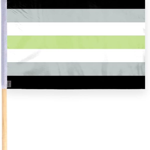 AGAS Agender Pride Stick Flag 12x18 inch Flag