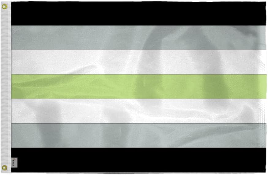 AGAS Agender Pride Flag 2x3 Ft - Double Sided Printed 200D Nylon