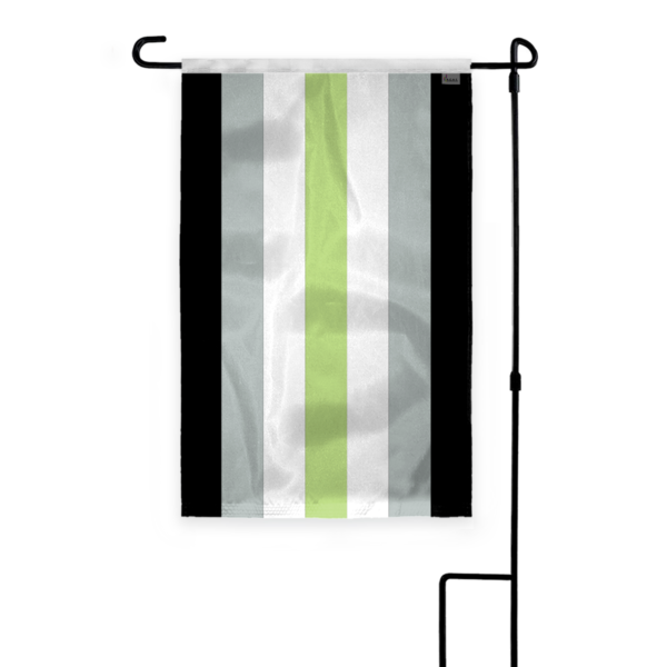 AGAS Agender Pride Applique & Embroidered Garden Flag 12"x18" inch