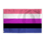 AGAS Genderfluid Genderflux Pride Flag 5x8 Ft