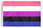 AGAS Genderfluid Pride Motorcycle Flag 6x9 inch