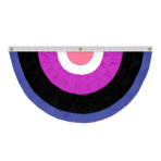 Genderfluid Pride Pleated Fan Bunting