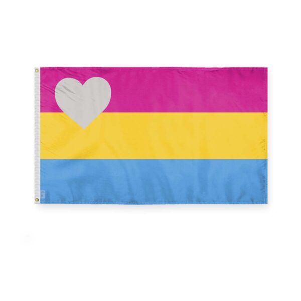 AGAS Panromantic Pan Pride Flag 3x5 Ft - Double Sided Polyester