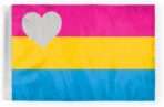AGAS Panromantic Pride Motorcycle Flag 6x9 inch