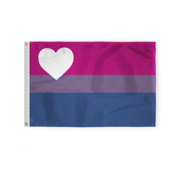 AGAS Biromantic Pride Flag 2x3 Ft - Double Sided Printed 200D Nylon