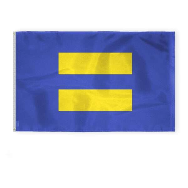 AGAS Equality Pride Flag 5x8 Ft - Printed 200D Nylon