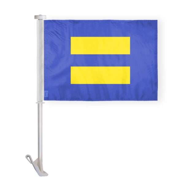 AGAS Equality Pride Car Window Flag 10.5x15 inch