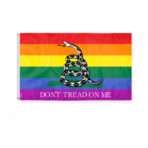 AGAS Dont Tread on Me Pride Flag 3x5 Ft - Polyester